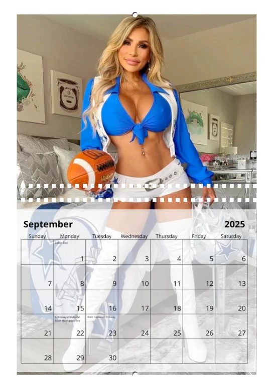 Connie's Standard Size "2025 Kitchen Calendar 😂" LIMITED Signed Collectors 12 Page Wall Calendar, (11" Wide and 17" Tall/Open) with middle binding - Image 10