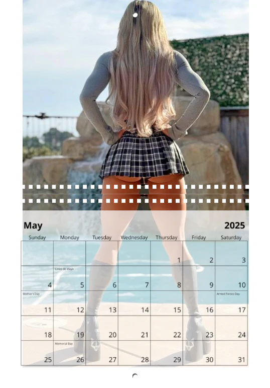 Connie's Standard Size "2025 Kitchen Calendar 😂" LIMITED Signed Collectors 12 Page Wall Calendar, (11" Wide and 17" Tall/Open) with middle binding - Image 6