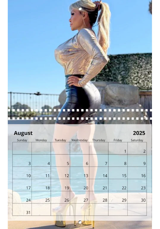 Connie's Standard Size "2025 Kitchen Calendar 😂" LIMITED Signed Collectors 12 Page Wall Calendar, (11" Wide and 17" Tall/Open) with middle binding - Image 9