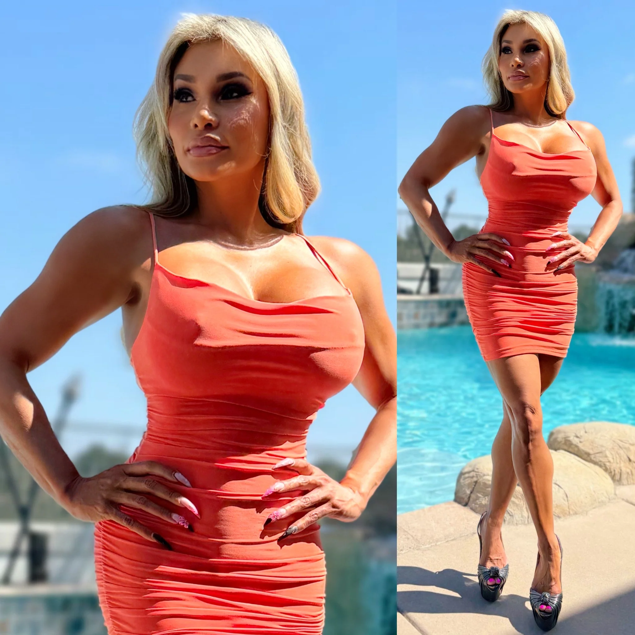 Connie's **LIMITED** "ORANGE CRUSH 🧡 MINI" with an adjustable Corset back, Slouch Chest and adjustable Corset back … Made in the USA - Image 3