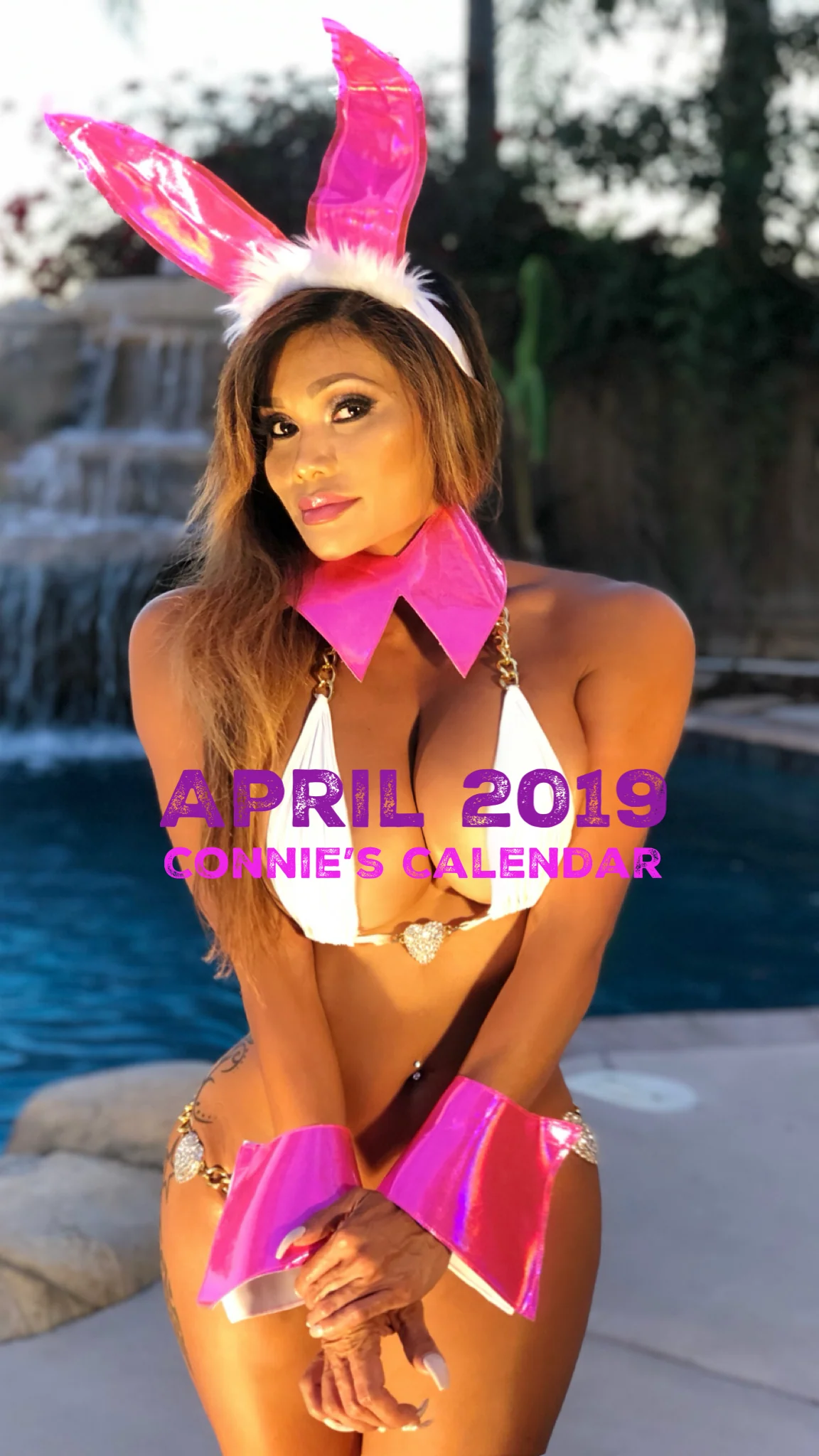 Connie's 2019 "Island Girl Wall calendar" Personalized & Signed HUGE (11.5" x 14.5") 12 Month Collectors Wall Calendar - Image 4